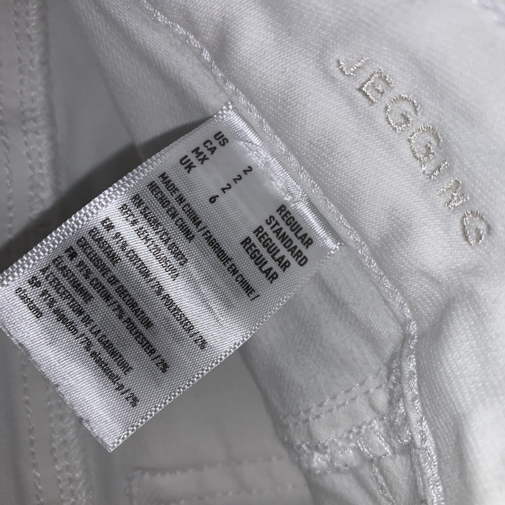 White AE jeggings